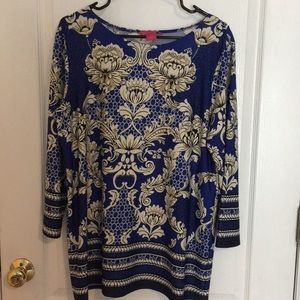 Elegant long sleeve decorative top